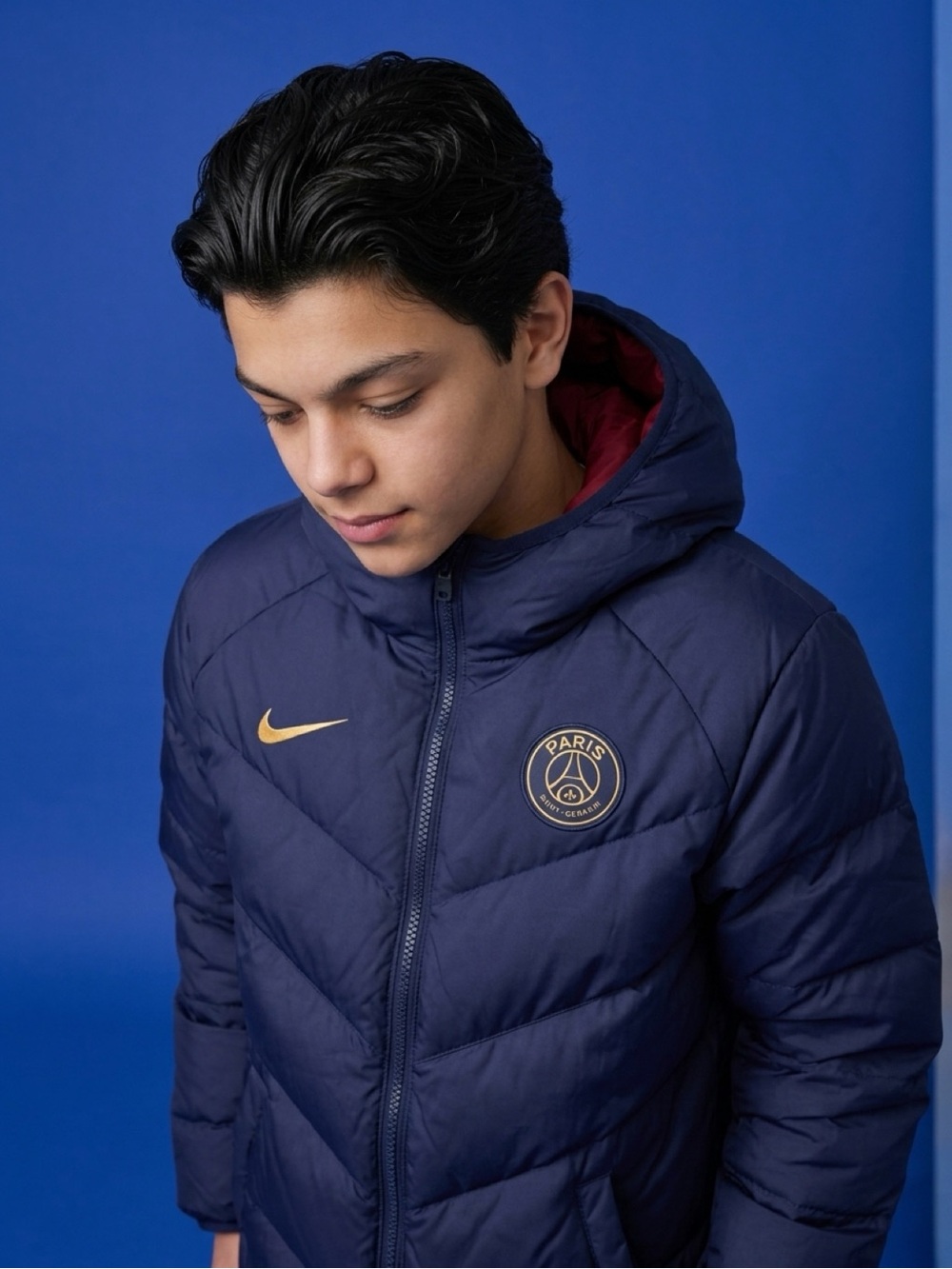 Nike Paris Saint-Germain Puffer Jacket for Kids in Navy